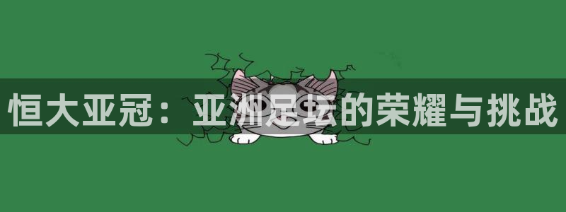 恒大亚冠：亚洲足坛的荣耀与挑战