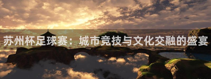 苏州杯足球赛：城市竞技与文化交融的盛