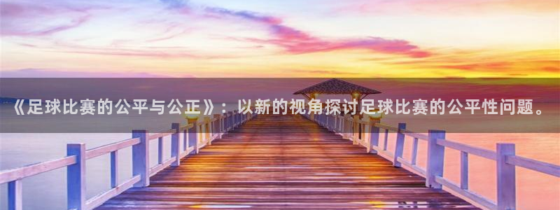 《足球比赛的公平与公正》：以新的视角
